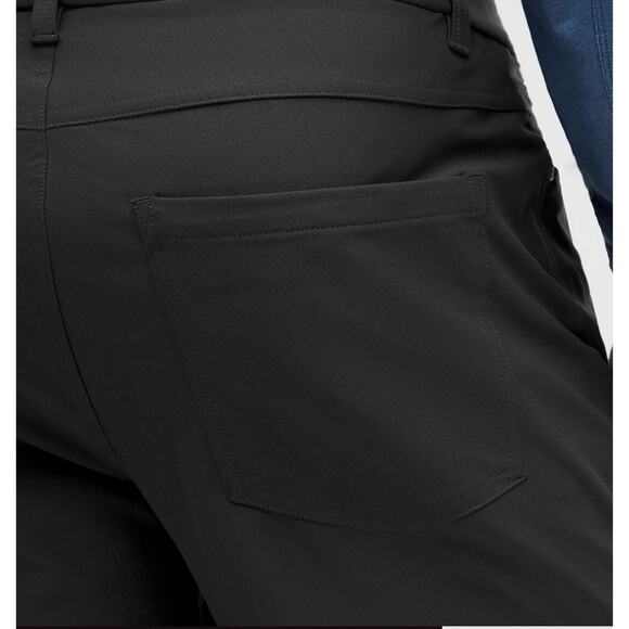 Lululemon Mens ABC Warpstream Black Pants 32x33 (slight Wear On button) - Picture 4 of 14